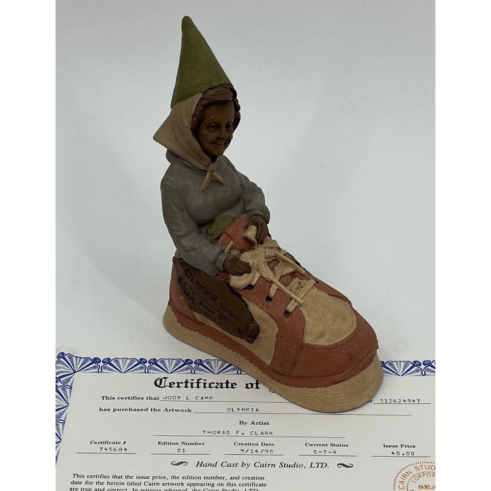 Tom Clark Olympia Gnome Woman in Shoe Sneaker Edition 1 with COA 1990